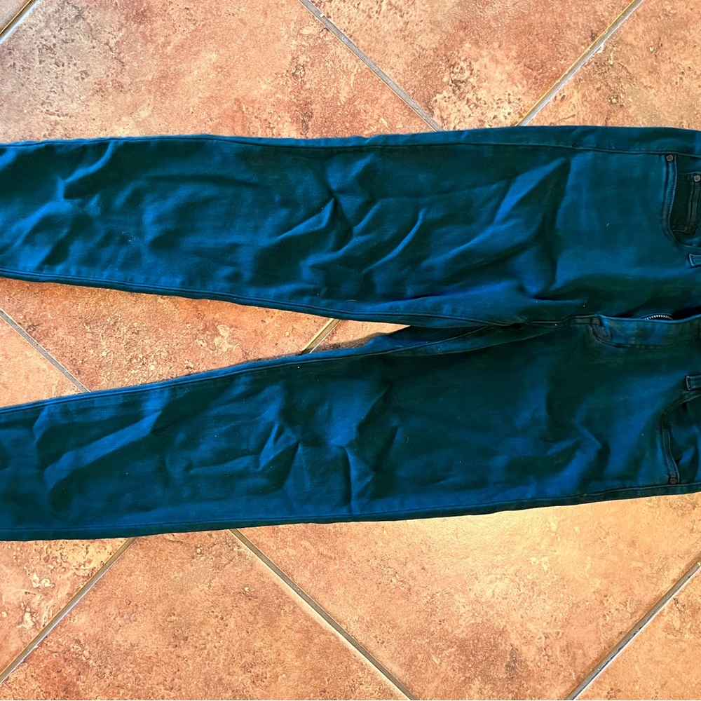 Dark Green Realm Denim jeans